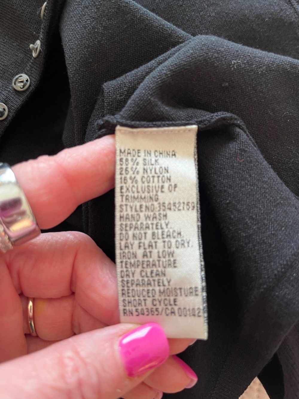 NWT Nygard Silk Blend Cardigan - Picture 10 of 10